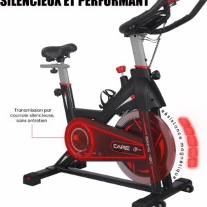 Vélo Biking Care Fitness 480-485 Noir